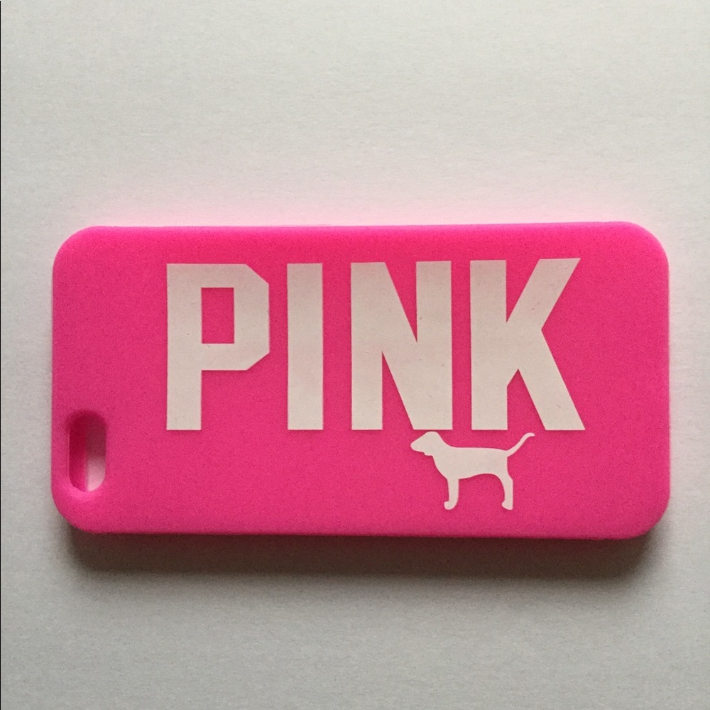 $6❤️iPhone 6 plus Love Pink Silicone Case